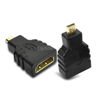 1000PCS HDMI-compatible to Mini HDMI-compatible to Micro HD Gold extension Adapter Converter for Vedio TV Xbox 360 HDTV 1080