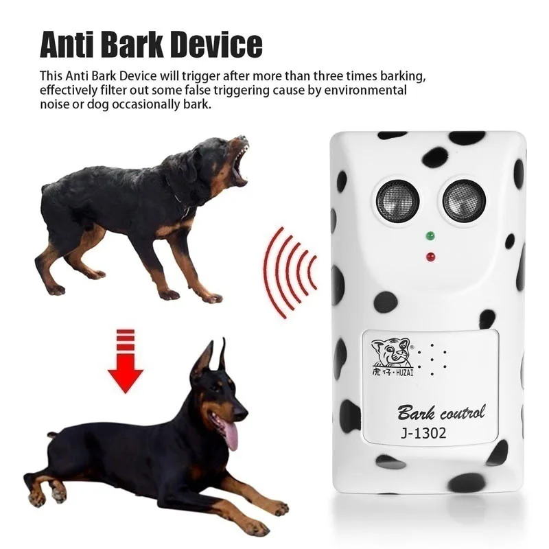 

Dog Bark Stop Dog Ultrasonic Anti Barking Device Dogs Device Pet trainer Bark Control Training Device Voice Control Bark Stopper