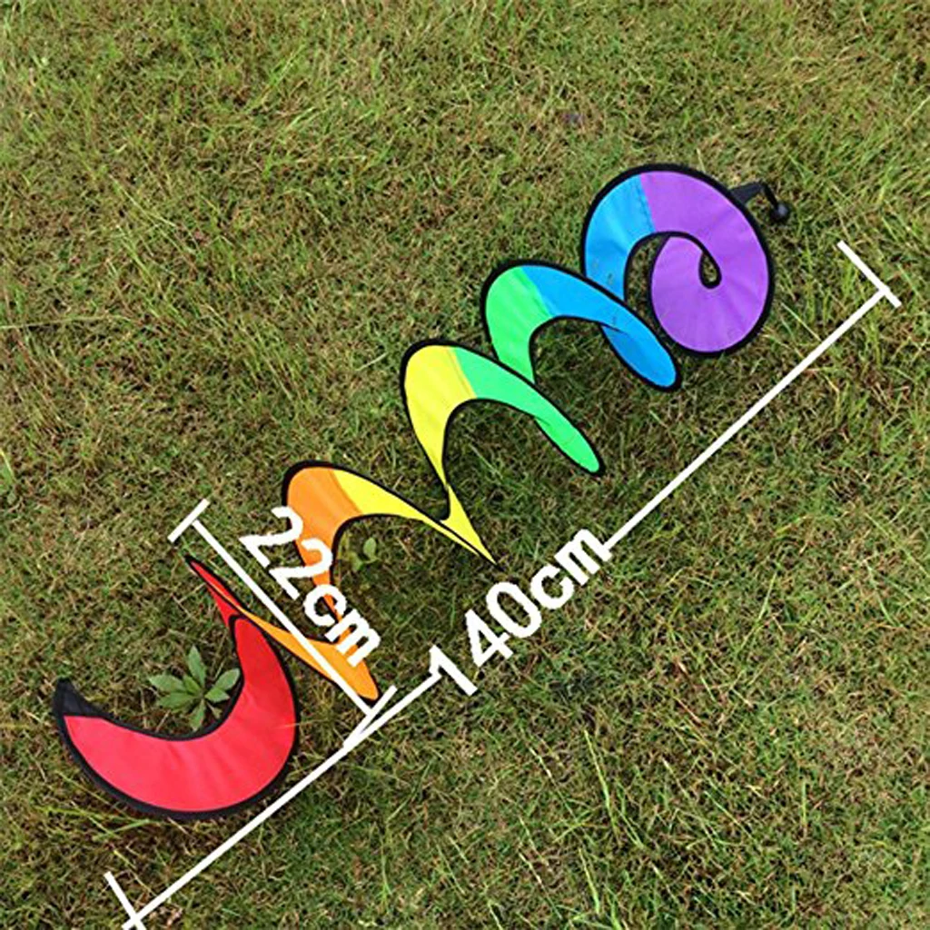 Вращающиеся шарики радужной расцветки подвесные украшения для сада аксессуары