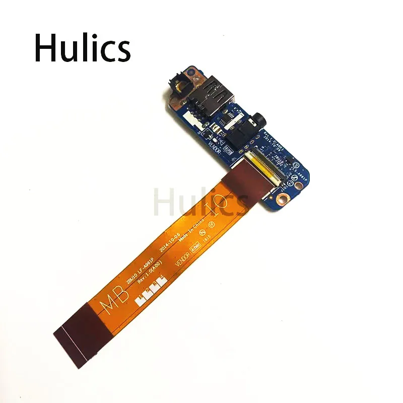 Hulics оригинальный Мощность аудио разъем доска для DELL Latitude E7450 E7250 USB с кабелем