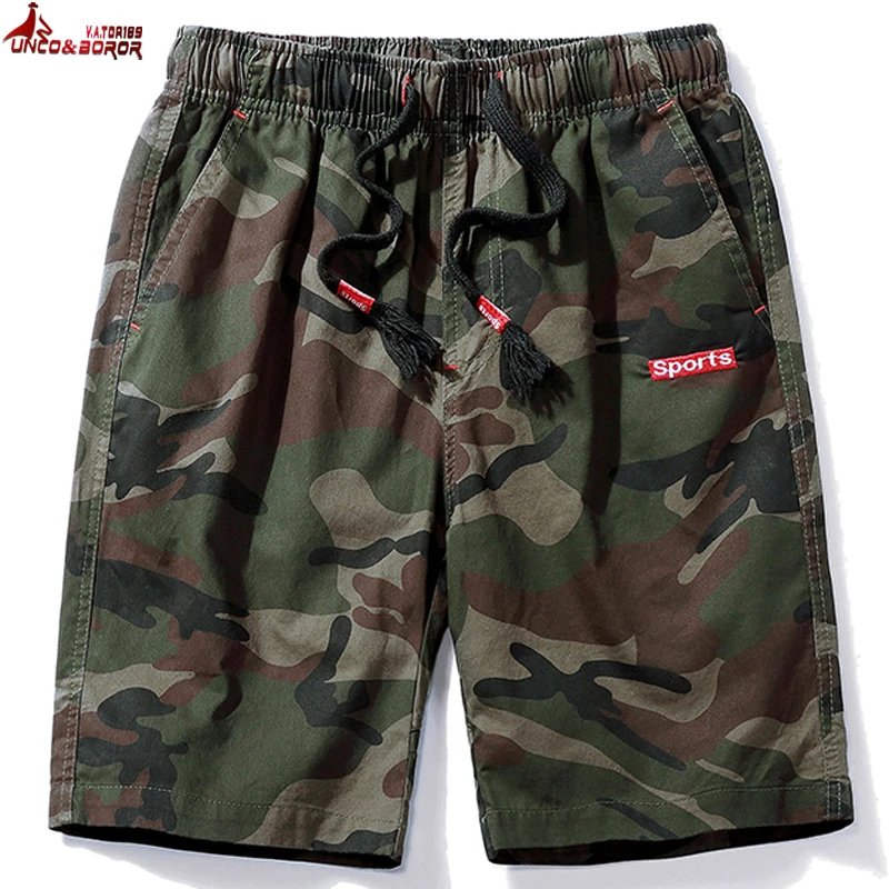 

Cargo Shorts Men Cool Camouflage Summer Hot Sale Cotton Casual Men Short Pants Brand Clothing Comfortable Camo Men Cargo Shorts