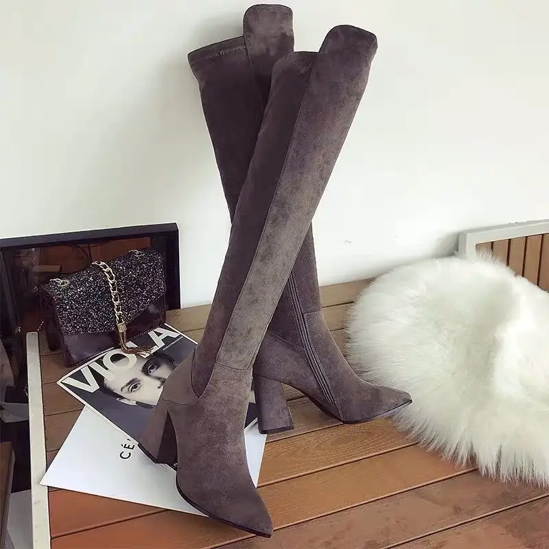 Китайский бренд Новинка 2020 года теплая Брендовая женская обувь на высоком