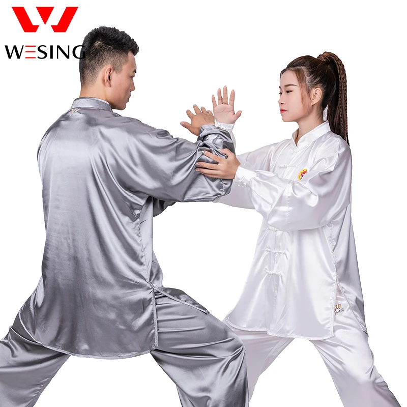 WESING форма тайцзи кунг-фу Боевые искусства шелковая одежда китайская ушу Одежда |
