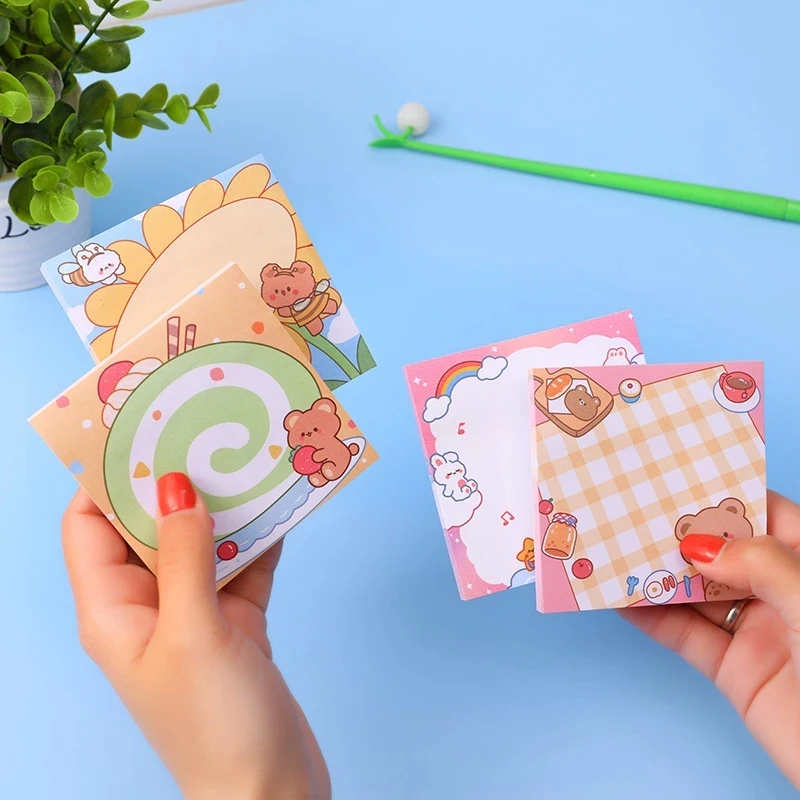 

80 Sheets Cartoon To Do List Cute Stationary Supplies Note Pad Sticky Notes Cute Memo Pads Memo Sheets Kawaii Memo Pad