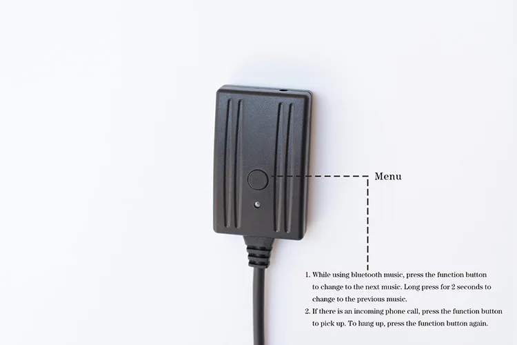 

bluetooth Aux Receiver Cable Adapter for BMW E46 2002-2006 Hands-free Hifi aux module for 10 Pin CD Head Unit Audio Interface