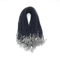 10 piecesbatch blackbrown 2 mm diameter 18 inch wax line black necklace rope chain diy jewelry accessories
