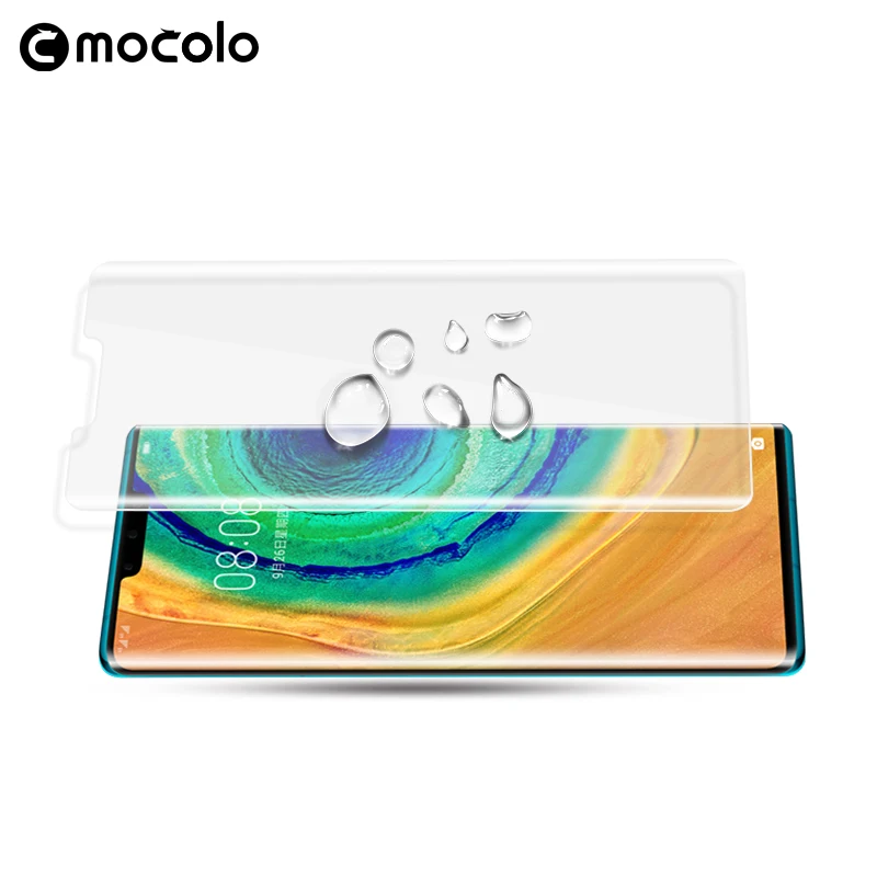 Фото Защитное стекло Mocolo P40 Pro для Huawei Mate 30 изогнутое жидкокристаллическое Мобильные Защитное стекло Mocolo P40 Pro для Huawei Mate 30 изогнутое жидкокристаллическое Мобильные