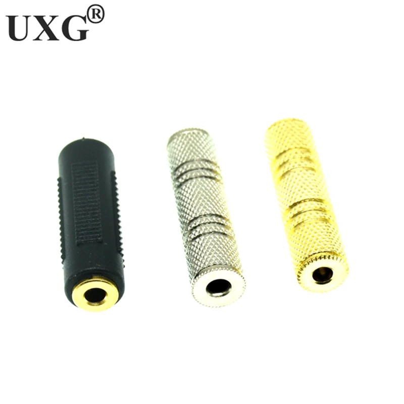 

Stereo Audio Adapter Connector 3.5mm Female To Female Coupler F/F Extension For Dual Channel Stereo Audio Headphone Jack Cables