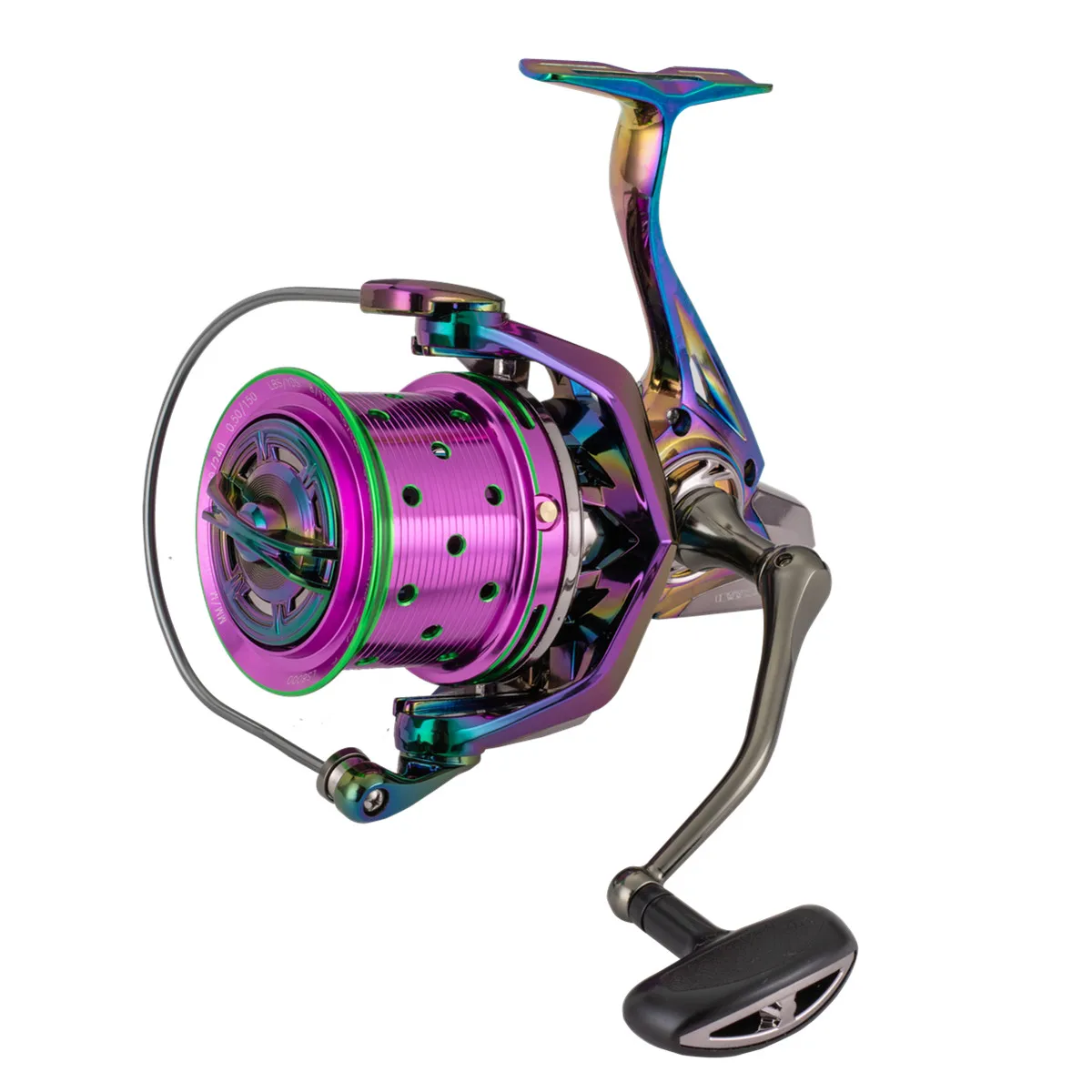 Saltwater Spinning Fishing Reel CNC Aluminum Spool Metal Mai