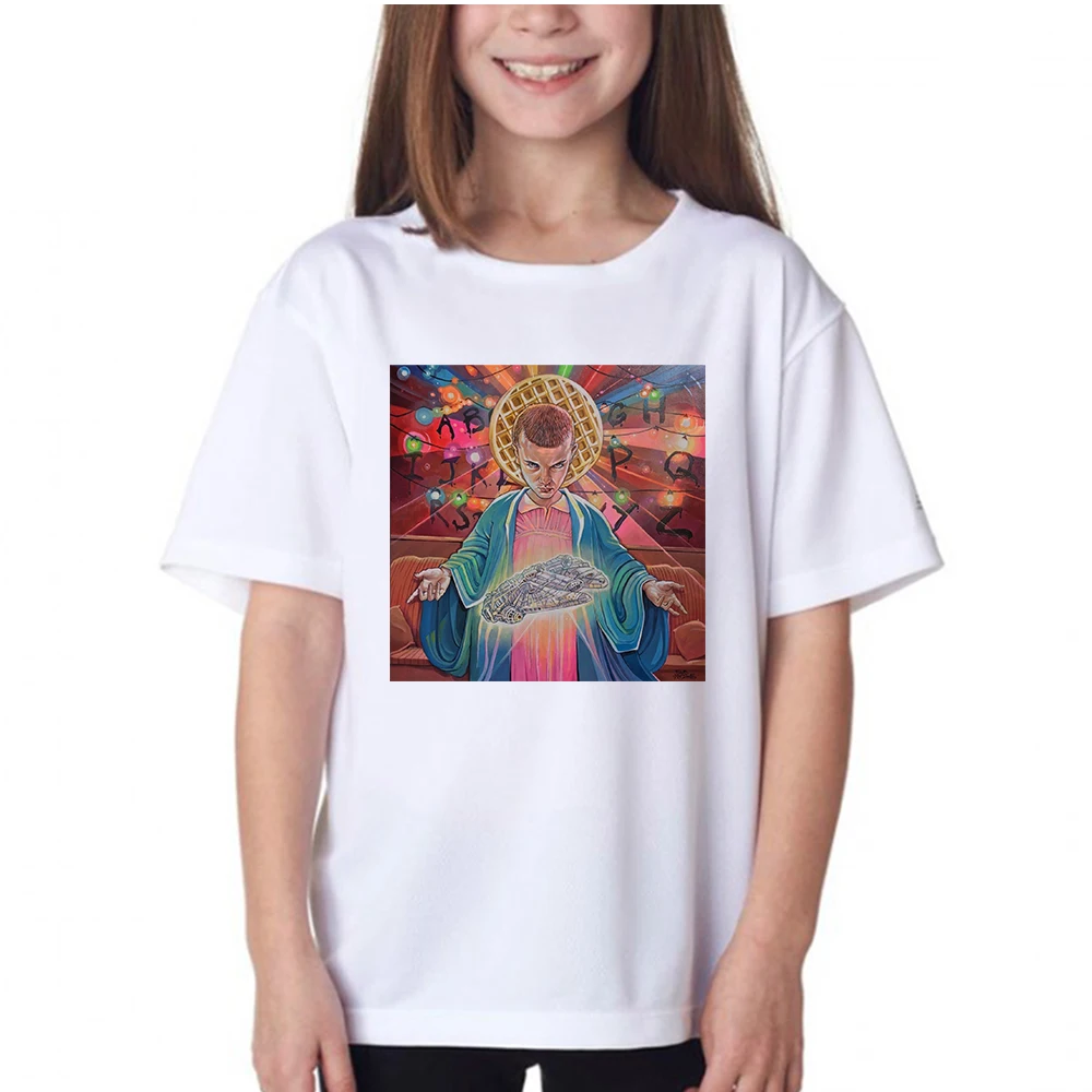 

Stranger Things Graphic Tshirt Child Edgy Shirt High Quality Baby Boys Clothes Crewneck Tops Tee Plus Size Harajuku
