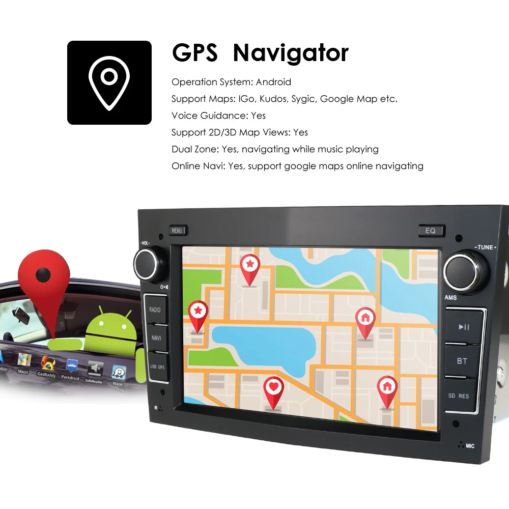 Ips DSP 2GB Android 9,0 2 DIN Автомобильный gps для opel Vauxhall Astra H G J Vectra Antara Zafira Corsa Vivaro Meriva Veda камера