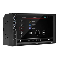 n6 7inch 2 din hd car fm radio with a usb output port bluetooth mp5 player touch screen audio video player with remote control