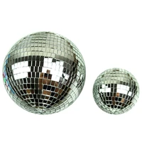 mirror ball 10121520cm reflective decorative ball bar disco ball wedding glass ball cake decoration goldwhite