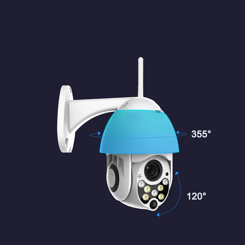 Jiange ip камера наружного видеонаблюдения wifi 1080P 5X цифровой беспроводной зум PTZ ИК