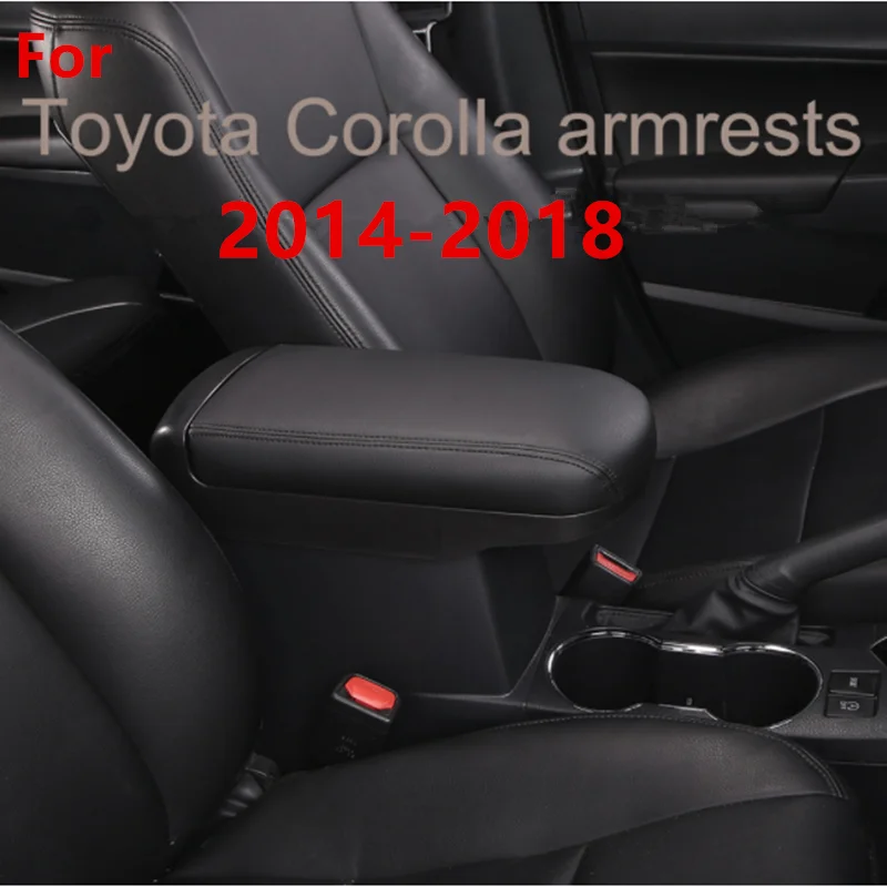 Защитный подлокотник для Toyota Corolla чехол подлокотника центральной консоли 2014 2018