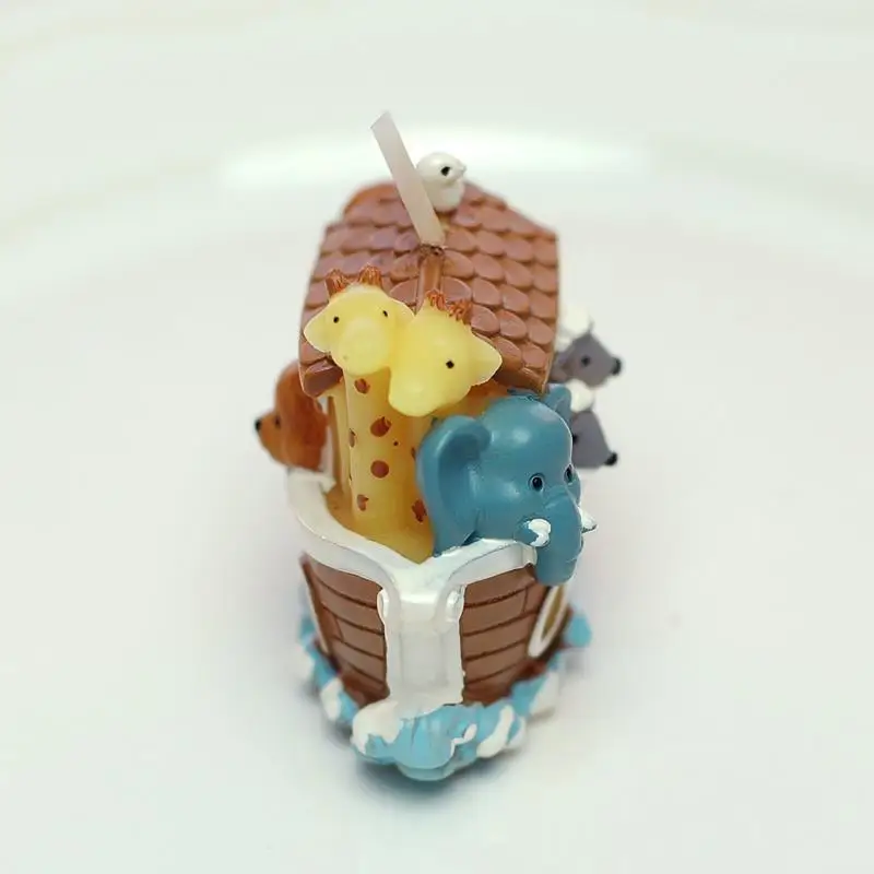 Ноев ковчег в форме свечи мультфильм детский душ Крещение вечерние пользу детей