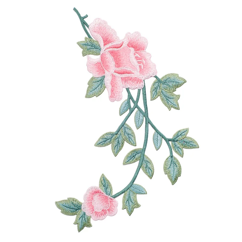 

Элегантная вышивка, самоклеящийся цветочный дизайн, фотоэлемент, используемый в качестве украшения одежды и нашивки «сделай сам»