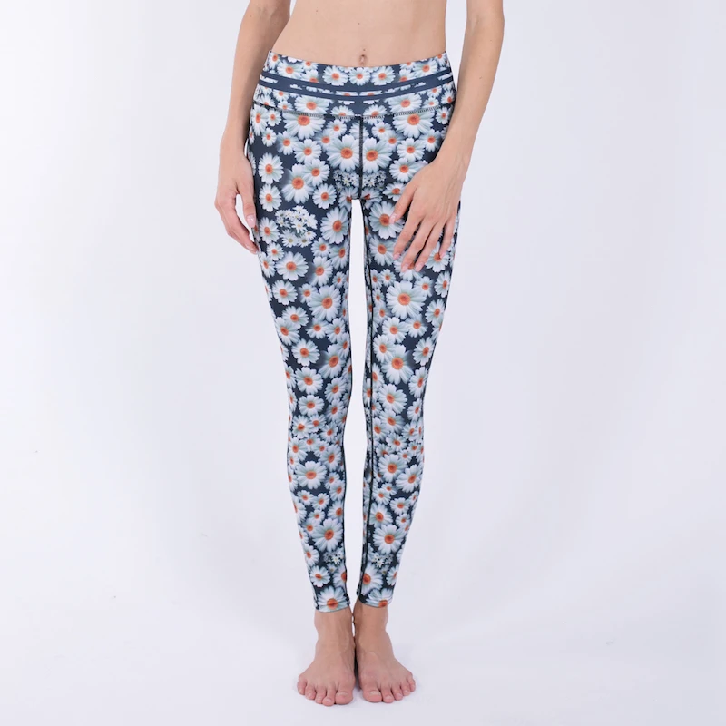 Женские брюки с цветочным принтом и кружевом Дейзи высокая талия женские