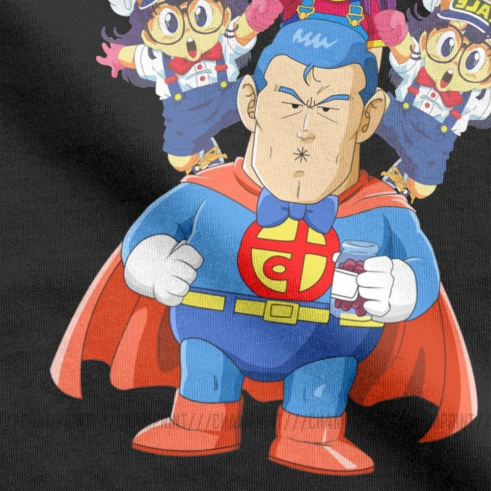 Dr. Slump и Arale футболки для мужчин с принтом одежда коротким рукавом Повседневная