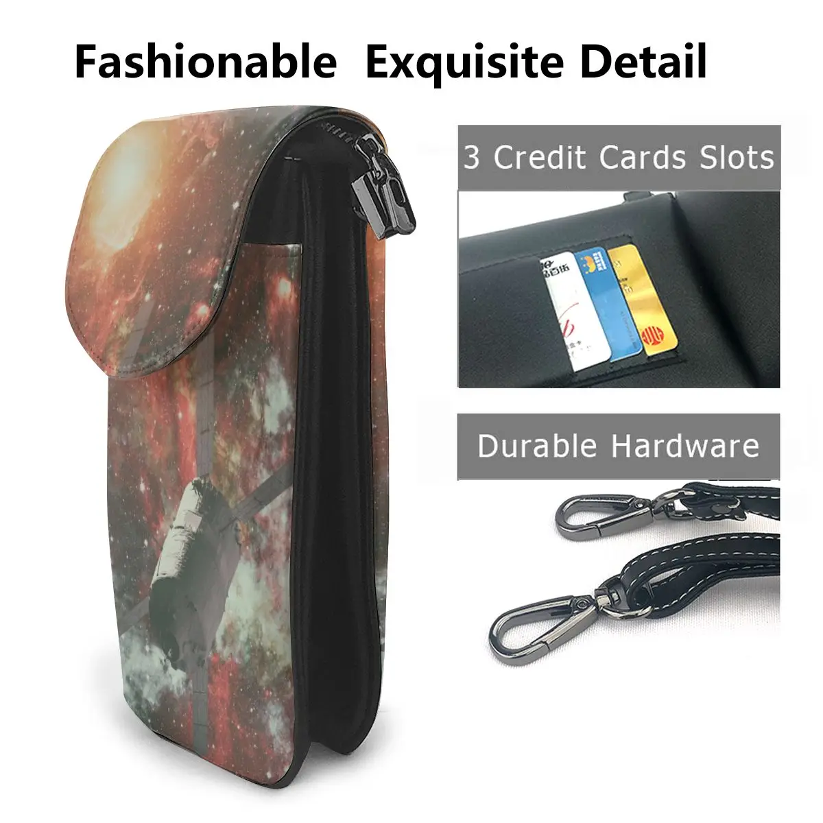 Женская сумка на плечо с отделением для телефона из ПУ кожи | Багаж и сумки