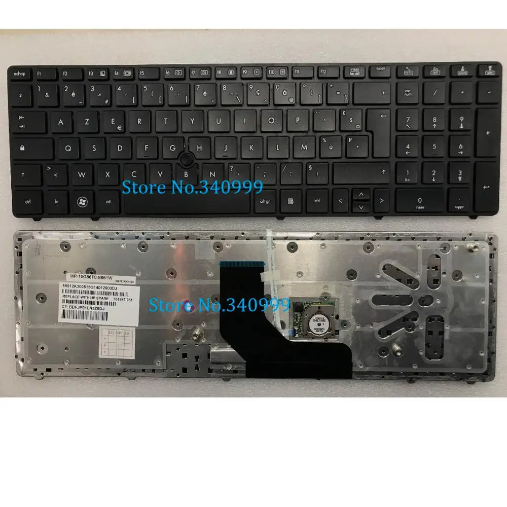 Новая Французская клавиатура для HP ProBook 6560B 6565B 6570B 6575B /EliteBook 8570P 8560P|Клавиатуры