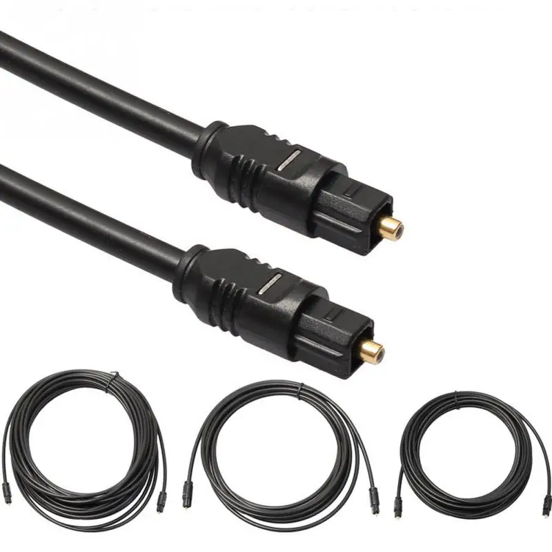 Цифровой оптический аудиокабель Toslink позолоченный кабель 1 м 5 2 3 10 15 20 SPDIF MD DVD