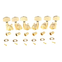 musiclily ultra 3r3l 191 ratio locking tuners tuning pegs machines heads set for les paul electric or acoustic guitar gold