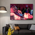 Картина на холсте с изображением влюбленных, сексуальные картины акварелью, фотообои, современные модные принты для гостиной, домашний декор, картины