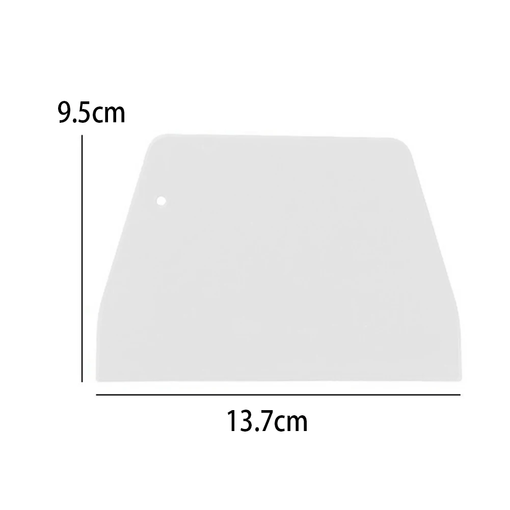 2020 трапециевидный пластиковый скребок белый для теста резак торт выпечки