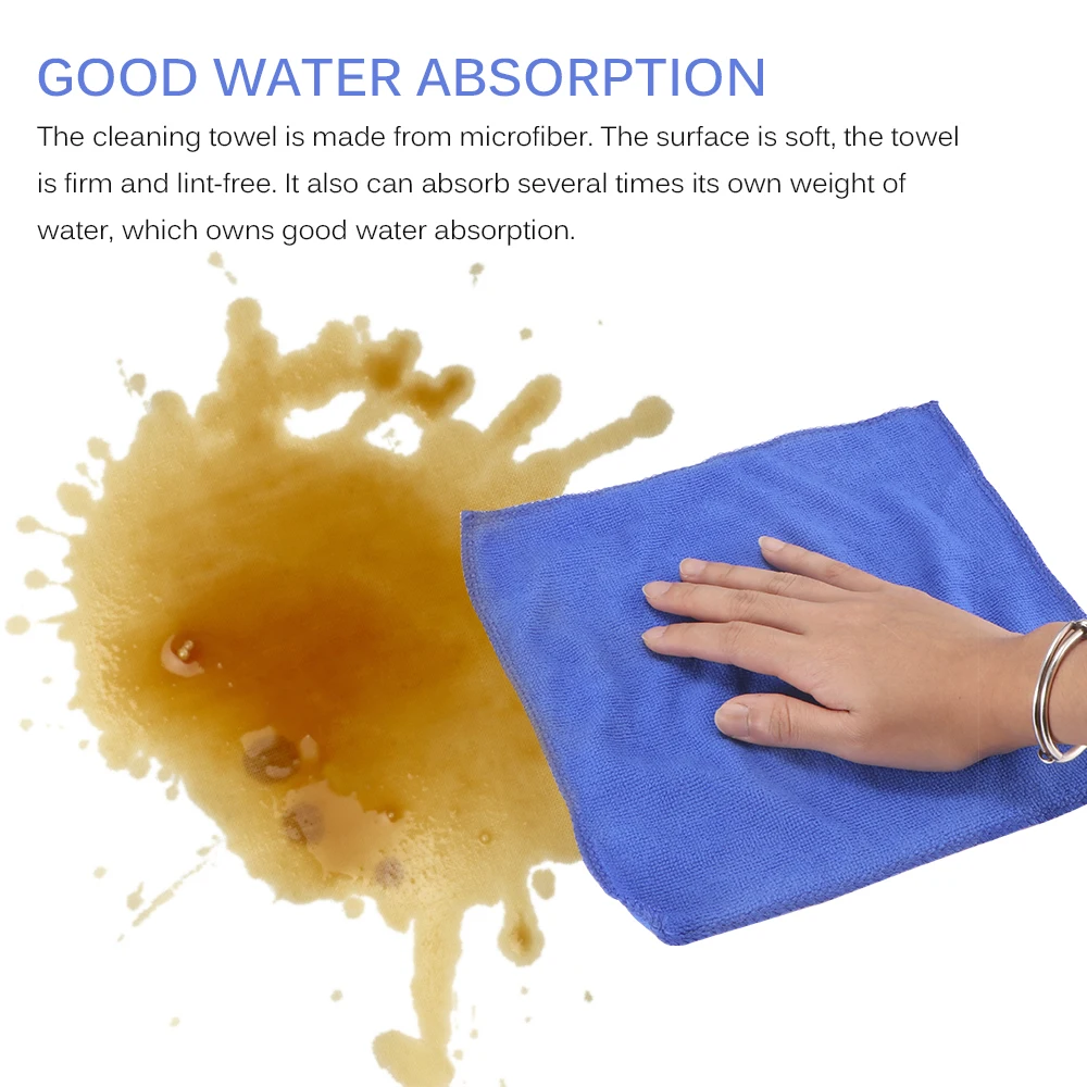 Лидер продаж чистящее полотенце из микрофибры для лица 25 0*25 0*5 0 см без полосок