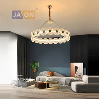dimmable led art deco gold silver lustre hanging lamps pendant light suspension luminaire lampen for foyer