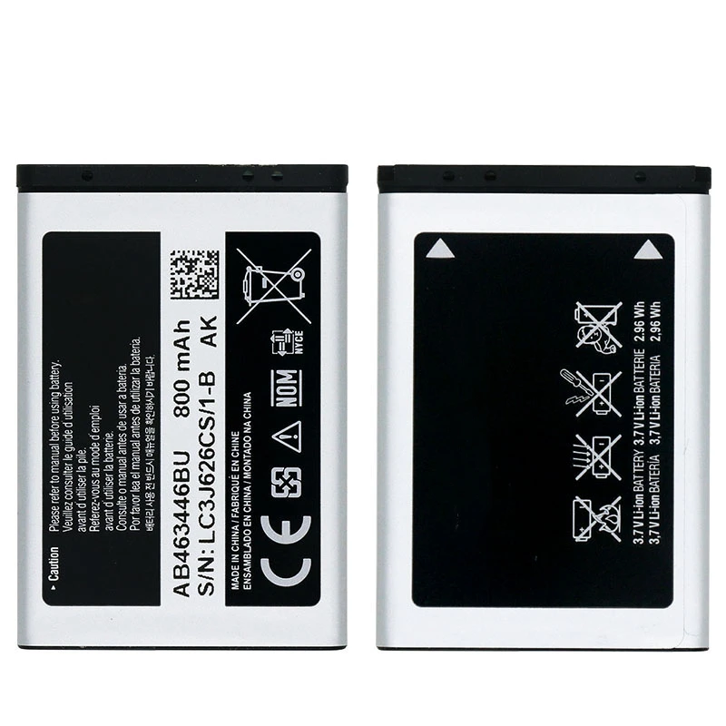 800 мА/ч Батарея AB043446BE AB463446BU AB553446BU для samsung C3300K X208 X160 B309 GT C3520 E1228 E2530 E339 E2330