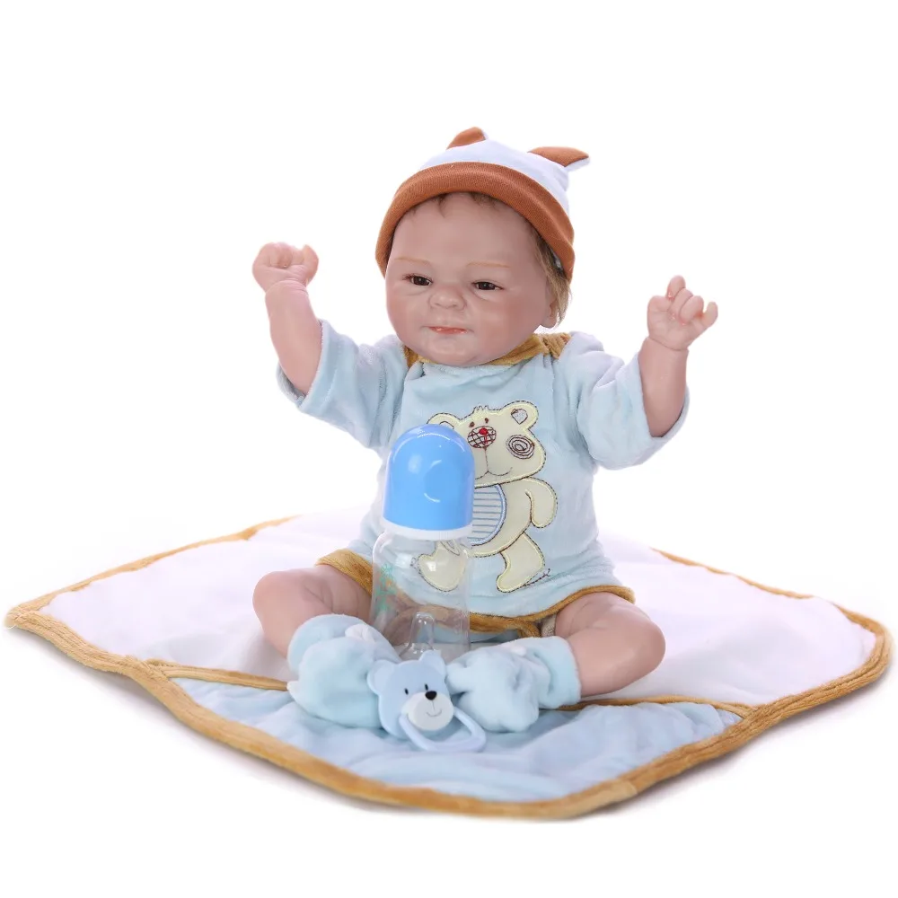 Bebe Reborn Младенцы реалистичные силиконовые куклы 45 см Новое поступление детские