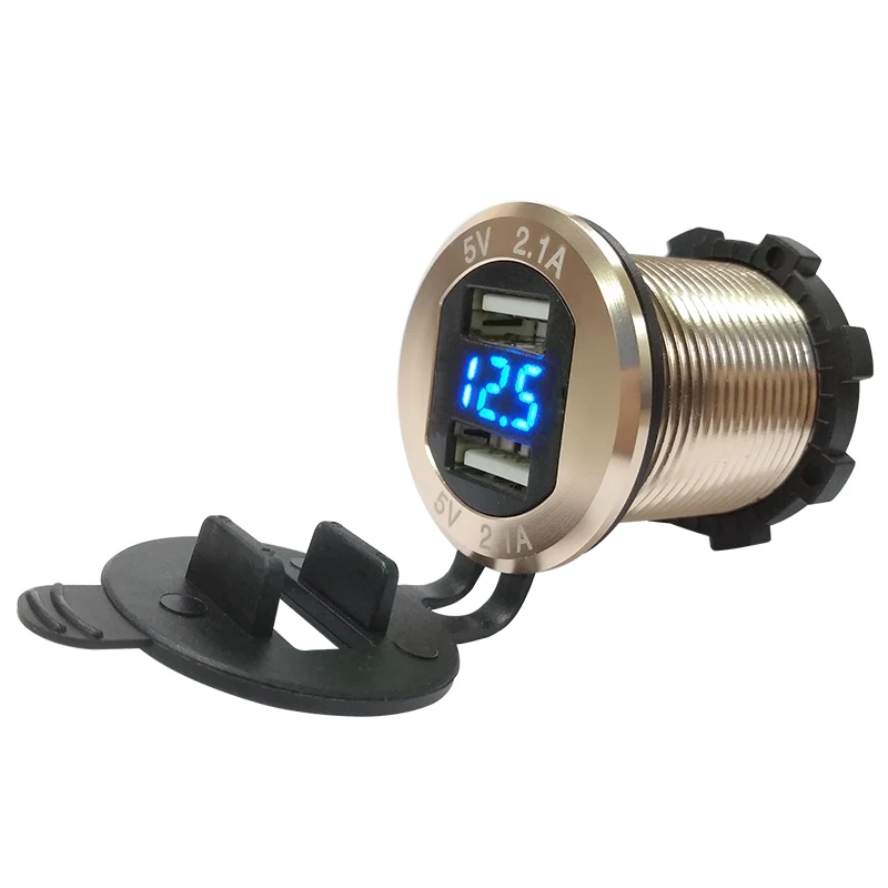 DIY Золотой корпус алюминиевый сплав водонепроницаемый Замена автомобильное