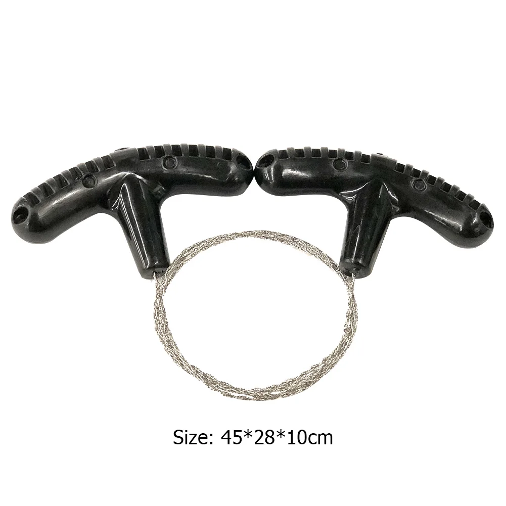 

Manual Hand Steel Rope Chain Saw Practical Portable Emergency Survival Gear Steel Wire Kits Travel Tools Outdoor Camping Hiking
