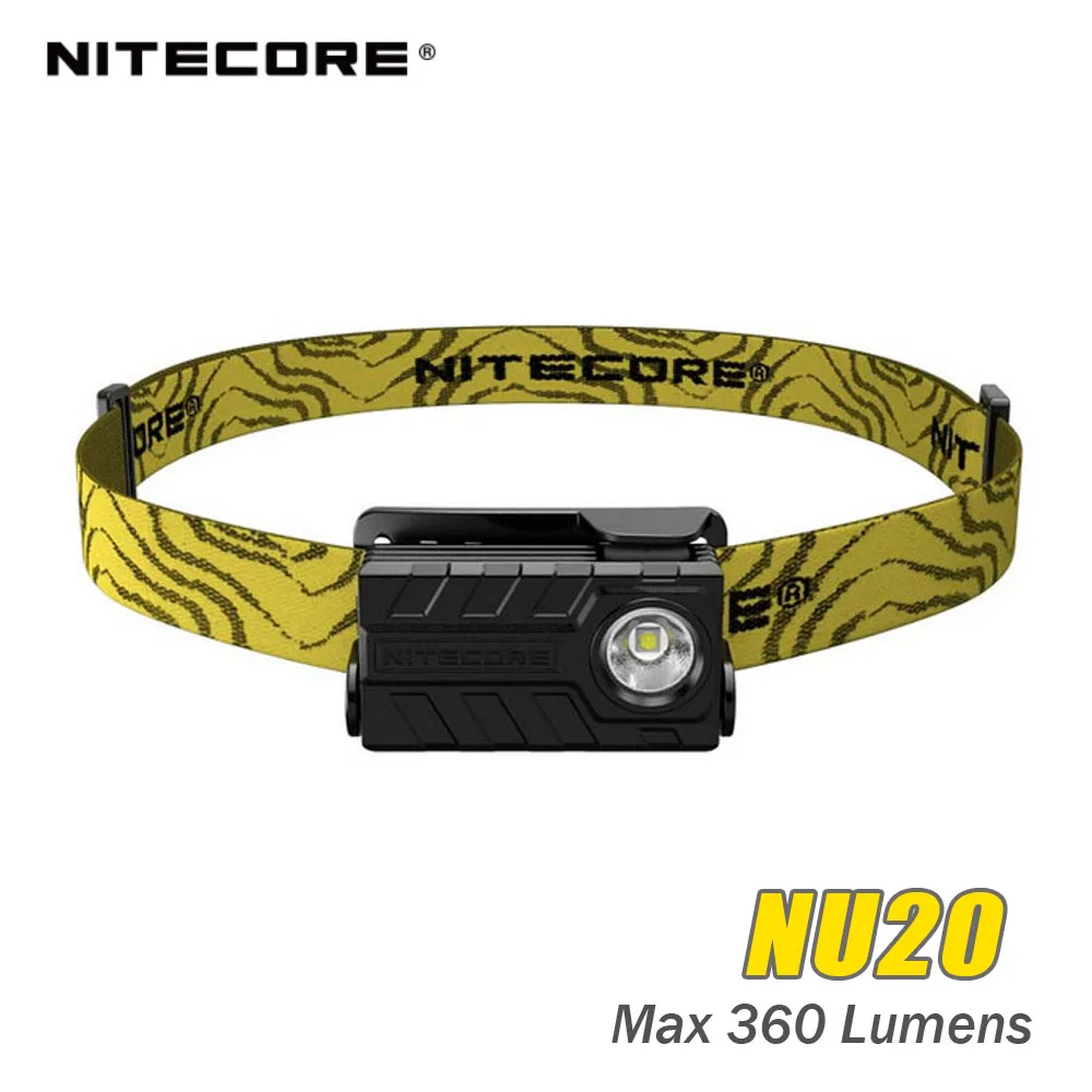 Налобный фонарь NITECORE NU20 270 Lms Nichia 219B светодиодный с перезаряжаемым литий ионным