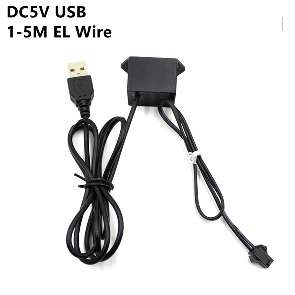 5V USB DC 3V AA батарея 5V USB 12V адаптер питания драйвер контроллер инвертор для 1-220M электролюминесцентный провод el светильник - Цвет: 5V USB