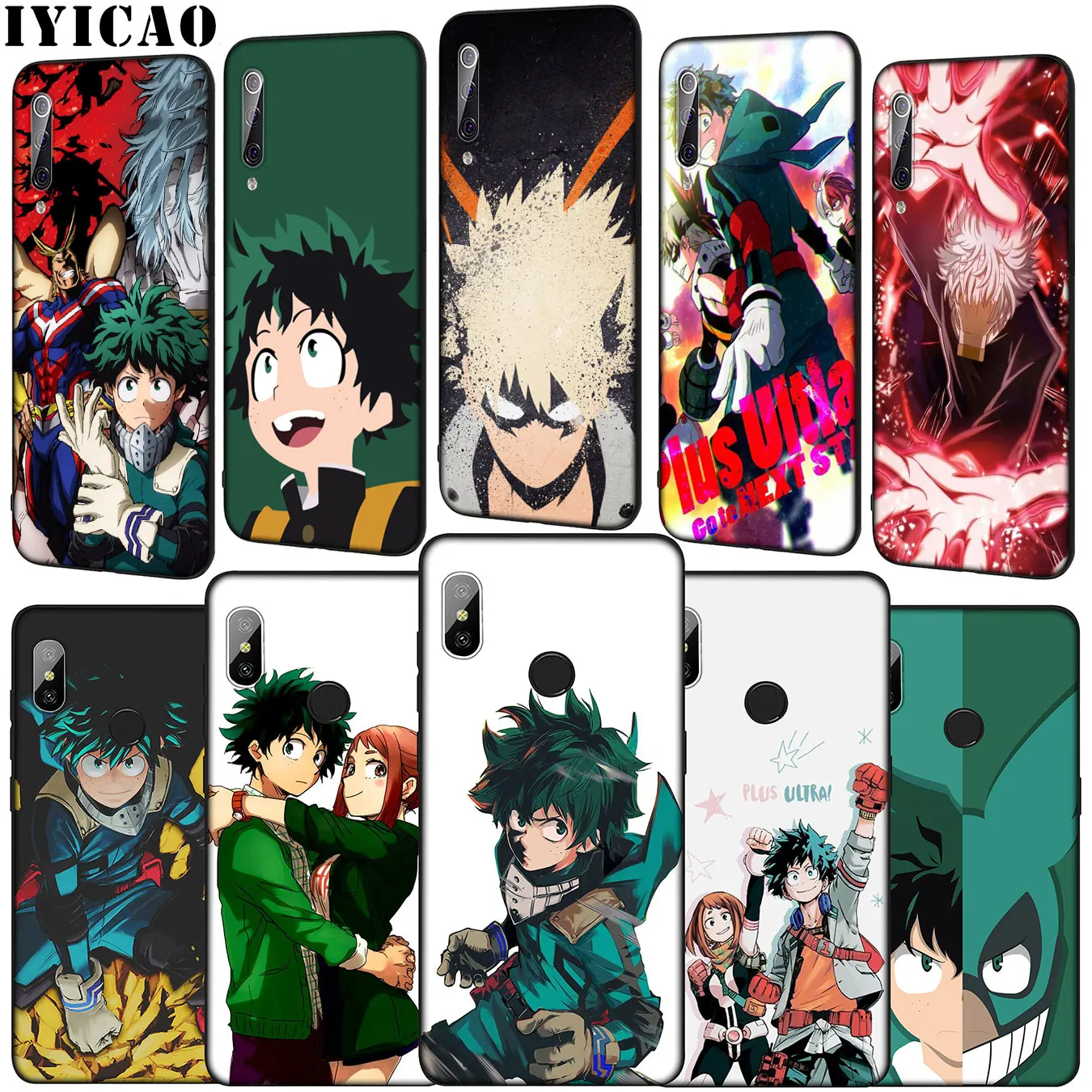 IYICAO с рисунком из мультфильма Мой герой Академии мягкий чехол для телефона Xiaomi mi 9