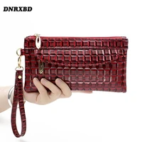 2021 new fashion women wallets wristlet handbags leather zipper long design purse clutch bag phone bag carteira feminina wallet