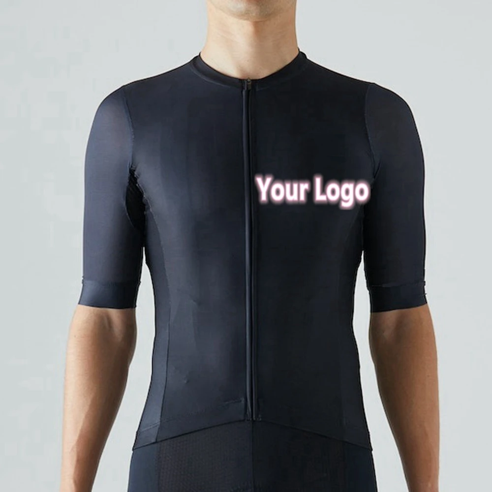 

2021 New Blank design Cycling Jersey Men Summer Non-slip Short Sleeve Bicycle Shirt Top Quality Male Bike Wear Customize Name