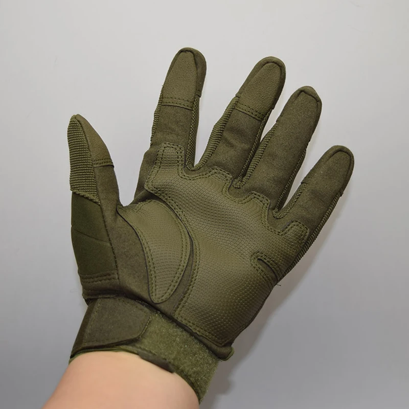 

Fall/Winter Anti-Skid Tactical Outdoor Men's Gloves Military Sports Five-Finger Microfiber Touch Screen Gloves