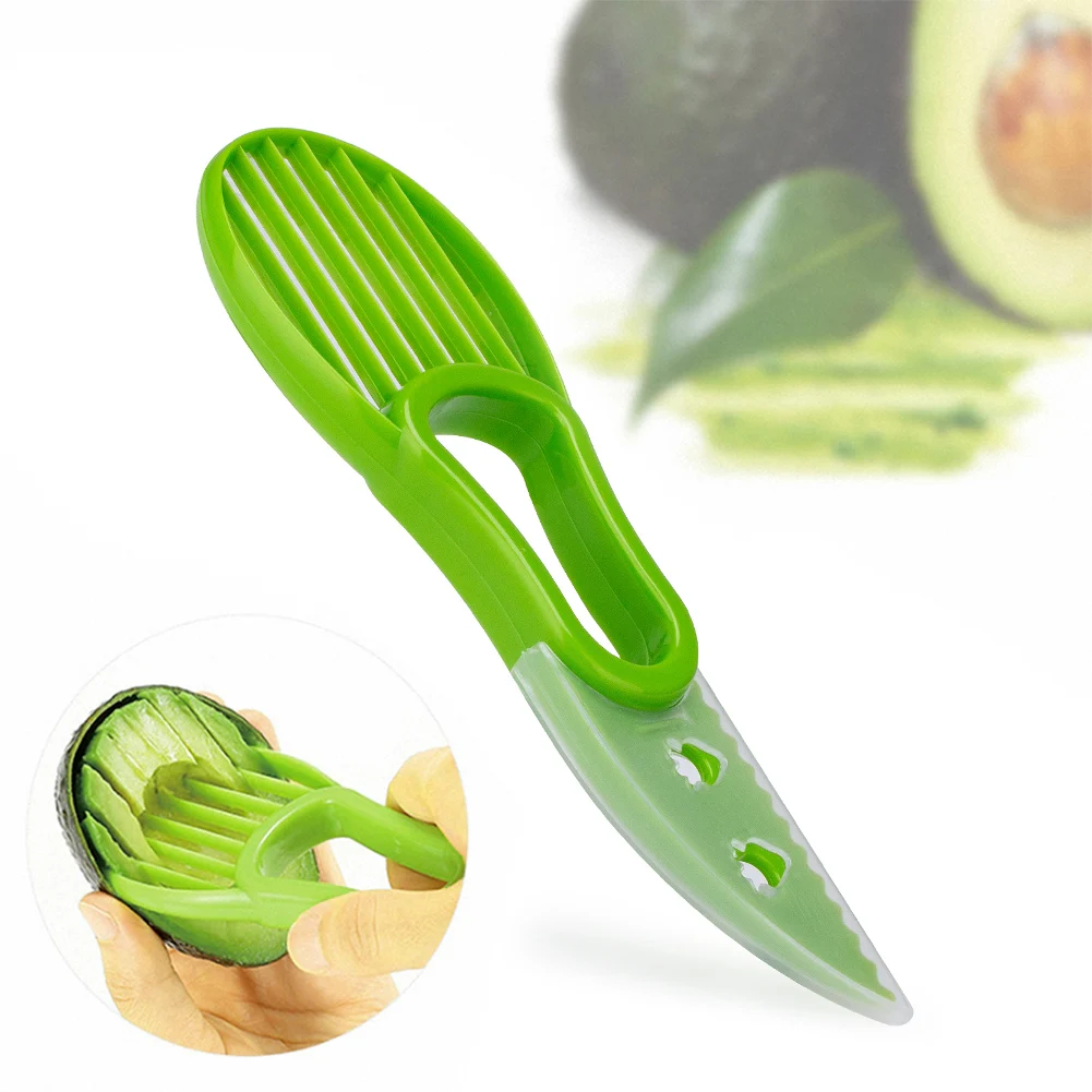 Multi-function avocado knife avocado kiwi slicer three-in-one pulp separator kitchen tools food cutter kitchen appliances