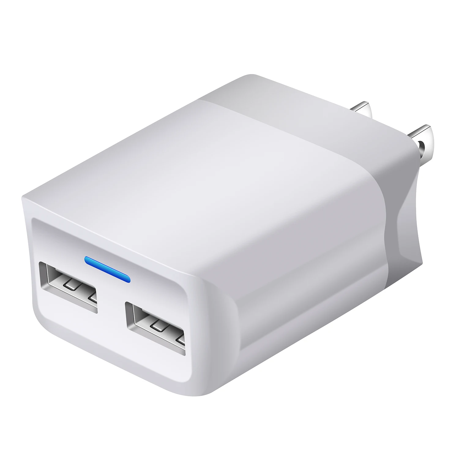 2 порта USB зарядное устройство ЕС США Великобритания штекер светодиодный дисплей 2.1A быстрый мобильный телефон настенное умное зарядное устройство для Iphone samsung Xiaomi планшет