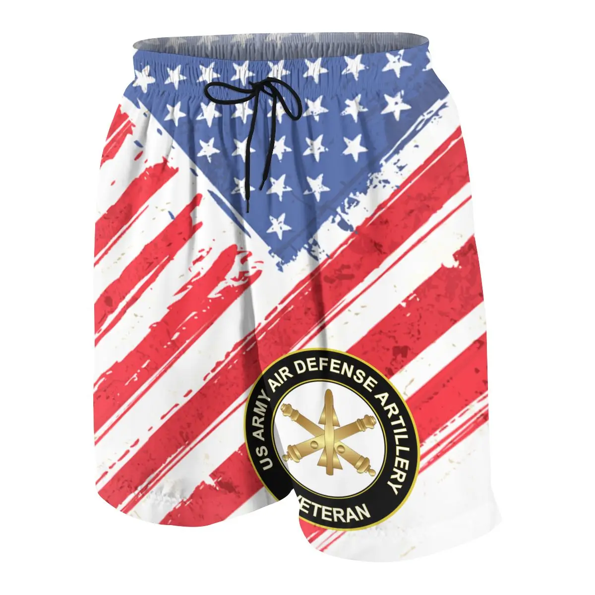 

US Army Veteran Air Defense Artillery Youngsters Shorts Joggers Quick-dry Cool Short Pants Casual Beach Sweatpants