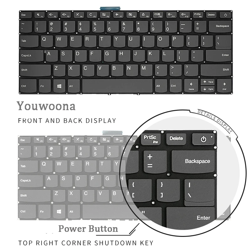 

New Original Laptop Keyboard For Lenovo 320-14 320S-14IKB 120S-14IAP 520-14IKB 7000-14