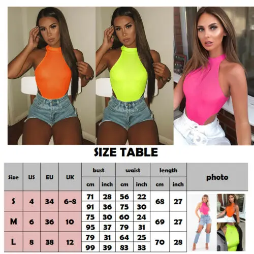 

New Sexy Jumpsuit Romper Women Bodysuit Leotard Casual Sleeveless Tank Stretch Jumpsuits Slim Tops Solid Summer Playsuits