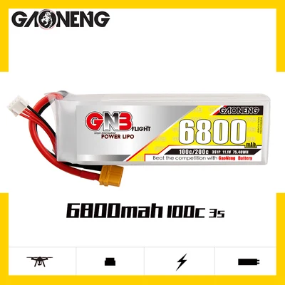 GAONENG GNB 3S 6800 мАч 11 4 V 100C/200C HV Lipo Батарея с XT60 разъем для Бла (беспилотный летательный