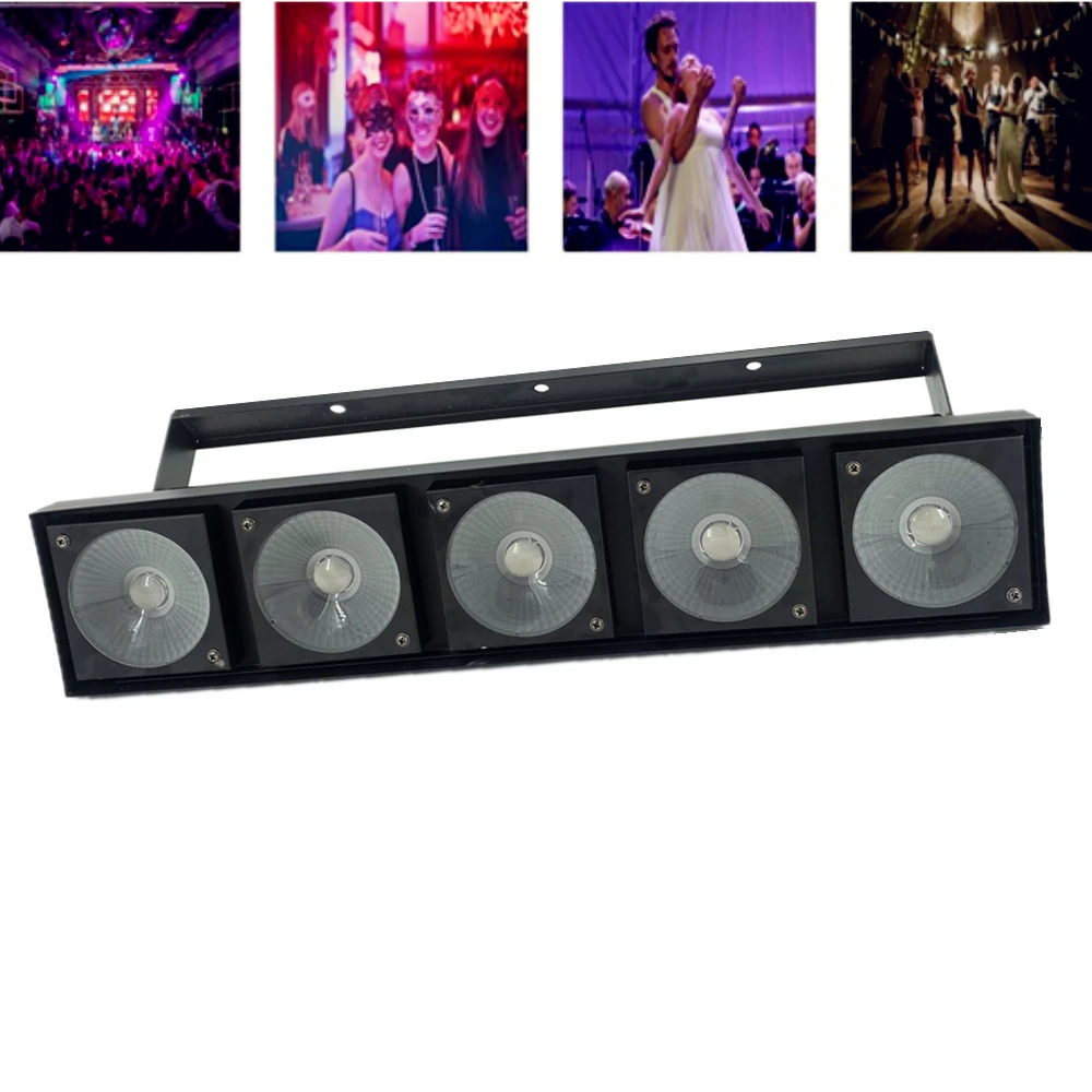 200W LED RGBW 4in1 Matrix Stage Lighting  5 Heads DJ  Light 200W Warm White Good for DJ/Professional DMX Stage Lighting