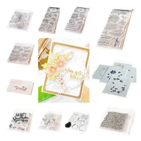 garden and butterfly series cutting dies stamps stencil scrapbook diary decoration stencil embossing template diy greeting