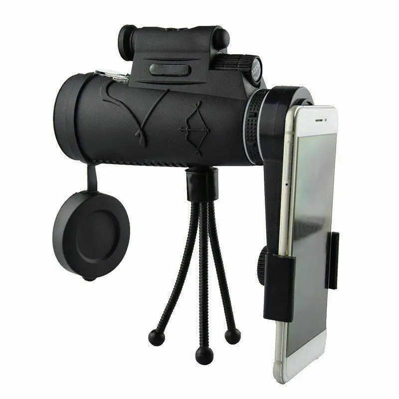 

Monocular Telescope(12x50)122m/1000m Red Laser+Compass +Flashlight for Hunting Watching
